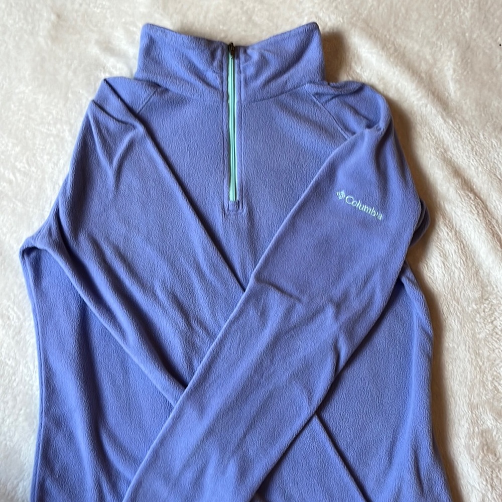 Kids Columbia long sleeve purple/blue